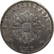 2 Reales, Argentina, 1852-1854 reverse image