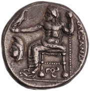 Tetradrachm - Alexander III Sardis, Greece (ancient), 334 BC - 323 BC reverse image