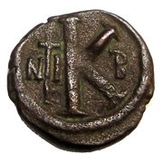 20 Nummi - Justin I Nicomedia, Byzantine states, 518-527 reverse image