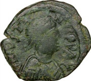 20 Nummi - Justin I Constantinopolis obverse image