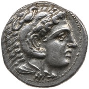Tetradrachm In the name of Alexander III; Pella obverse image