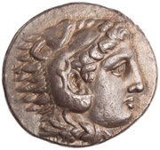 Tetradrachm In the name of Alexander III; Pella obverse image