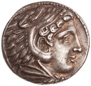 Tetradrachm In the name of Alexander III; Pella obverse image