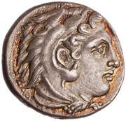 Tetradrachm In the name of Alexander III; Pella obverse image