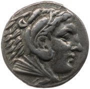 Tetradrachm In the name of Alexander III; Pella obverse image