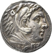 Tetradrachm In the name of Alexander III; Pella obverse image
