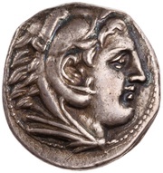 Tetradrachm In the name of Alexander III; Pella obverse image
