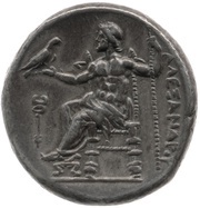 Tetradrachm In the name of Alexander III; Pella, Greece (ancient), 325 BC - 315 BC reverse image
