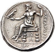 Tetradrachm - Alexander III Babylon, Greece (ancient), 325 BC - 323 BC reverse image