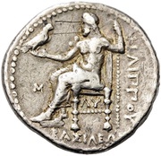 Tetradrachm - Philip III Arrhidaios Babylon, Greece (ancient), 323 BC - 317 BC reverse image