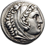 Tetradrachm In the name of Alexander III;Amphipolis obverse image