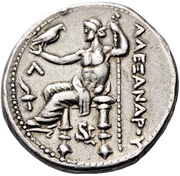 Tetradrachm In the name of Alexander III;Amphipolis, Greece (ancient), 315 BC - 294 BC reverse image