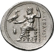 Tetradrachm In the name of Alexander III;Pella, Greece (ancient), 315 BC - 310 BC reverse image