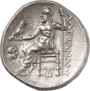 Tetradrachm In the name of Alexander III; Abydos, Greece (ancient), 310 BC - 301 BC reverse image