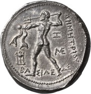 Tetradrachm - Demetrius I Poliorcetes Amphipolis, Greece (ancient), 294 BC - 293 BC reverse image