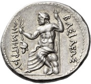 Tetradrachm - Demetrius Poliorcetes Amphipolis, Greece (ancient), 291 BC - 290 BC reverse image