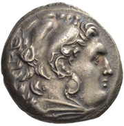 Tetradrachm In the name of Alexander III;Odessos; Δ Ο ΞΩ obverse image