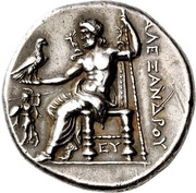 Tetradrachm In the name of Alexander III;Uncertain Peloponnese mint, Greece (ancient), 280 BC - 250 BC reverse image