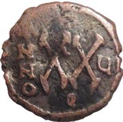 20 Nummi - Tiberius II Constantine Antioch, Byzantine states, 578-582 reverse image