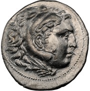 Tetradrachm In the name of Alexander III; Sicyon obverse image