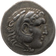 Tetradrachm In the name of Alexander III; Myrina obverse image