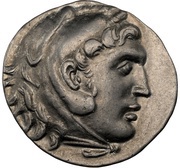 Tetradrachm In the name of Alexander III; Aspendus obverse image