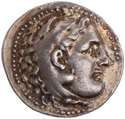 Tetradrachm In the name of Alexander III; Rhodes obverse image