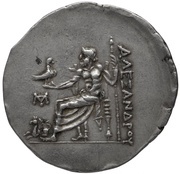 Tetradrachm In the name of Alexander III; Assos, Greece (ancient), 188 BC - 160 BC reverse image