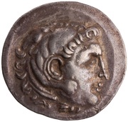 Tetradrachm In the name of Alexander III; Cyme obverse image