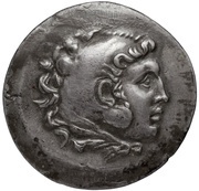 Tetradrachm In the name of Alexander III; Cyme obverse image
