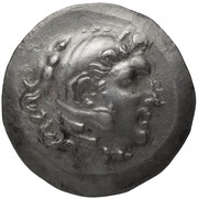 Tetradrachm In the name of Alexander III; Myrina obverse image