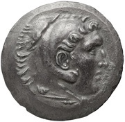 Tetradrachm In the name of Alexander III; Temnos obverse image