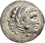 Tetradrachm In the name of Alexander III; Temnos obverse image
