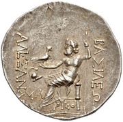 Tetradrachm In the name of Alexander III;Mesembria, Greece (ancient), 175 BC - 125 BC reverse image
