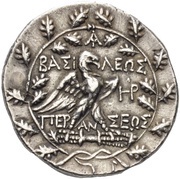 Tetradrachm - Perseus Pella or Amphipolis, Greece (ancient), 173 BC - 171 BC reverse image