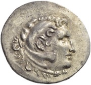 Tetradrachm in the name of Alexander III; Alabanda obverse image
