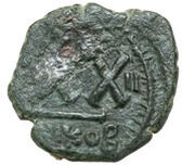 20 Nummi - Phocas Nicomedia, Byzantine states, 602-610 reverse image