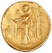 Stater In the name of Alexander III; Pella, Greece (ancient), 325 BC - 315 BC reverse image