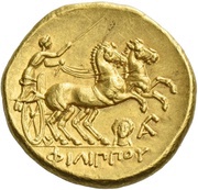 Stater - Philip II Lampsakos; Posthumous, Greece (ancient), 323 BC - 317 BC reverse image