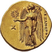 Stater In the name of Alexander III; Uncertain eastern mint, Greece (ancient), 320 BC - 310 BC reverse image