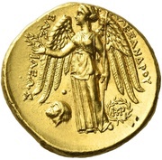 Stater - Antigonus I In the name of Alexander III; Babylon, Greece (ancient), 317 BC - 311 BC reverse image