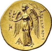 Stater - in name of Alexander III Kallatis, Greece (ancient), 250 BC - 225 BC reverse image
