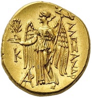 Stater - in name of Alexander III Kallatis, Greece (ancient), 250 BC - 225 BC reverse image