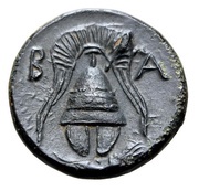 Æ16 - Philip III, Antigonus I, Greece (ancient), 323 BC - 310 BC reverse image