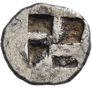 Obol, Greece (ancient), 500 BC - 480 BC reverse image