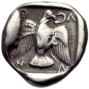 Tetrobol, Greece (ancient), 500 BC - 450 BC reverse image