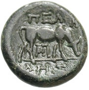 Æ18, Greece (ancient), 187 BC - 31 BC reverse image