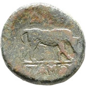 Æ20, Greece (ancient), 168 BC - 167 BC reverse image