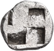 Trihemiobol, Greece (ancient), 450 BC reverse image