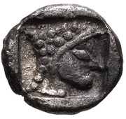 Obol, Greece (ancient), 525 BC - 500 BC reverse image